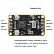 Modulo di alimentazione step-down regolabile CC-CC da 3 V-32 V a scheda stereotipo 3-36 V 72 W, 3V-32V To 3-36V