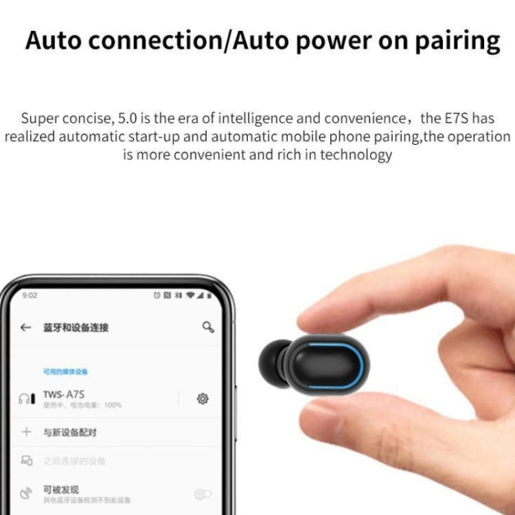Cuffie In-Ear Bluetooth 5.0 TWS E7s vari colori