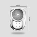 Rasoio elettrico mini rasoio portatile impermeabile ricaricabile USB, Mini