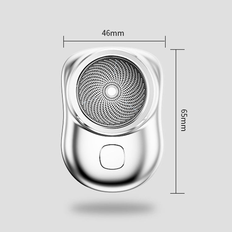 Rasoio elettrico mini rasoio portatile impermeabile ricaricabile USB, Mini