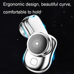 Rasoio elettrico mini rasoio portatile impermeabile ricaricabile USB, Mini