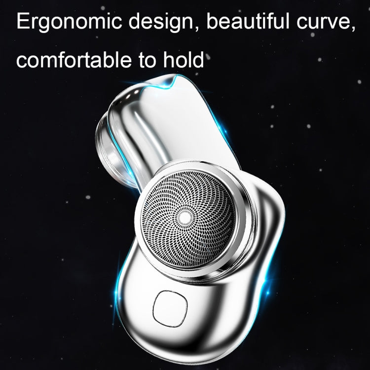 Rasoio elettrico mini rasoio portatile impermeabile ricaricabile USB, Mini
