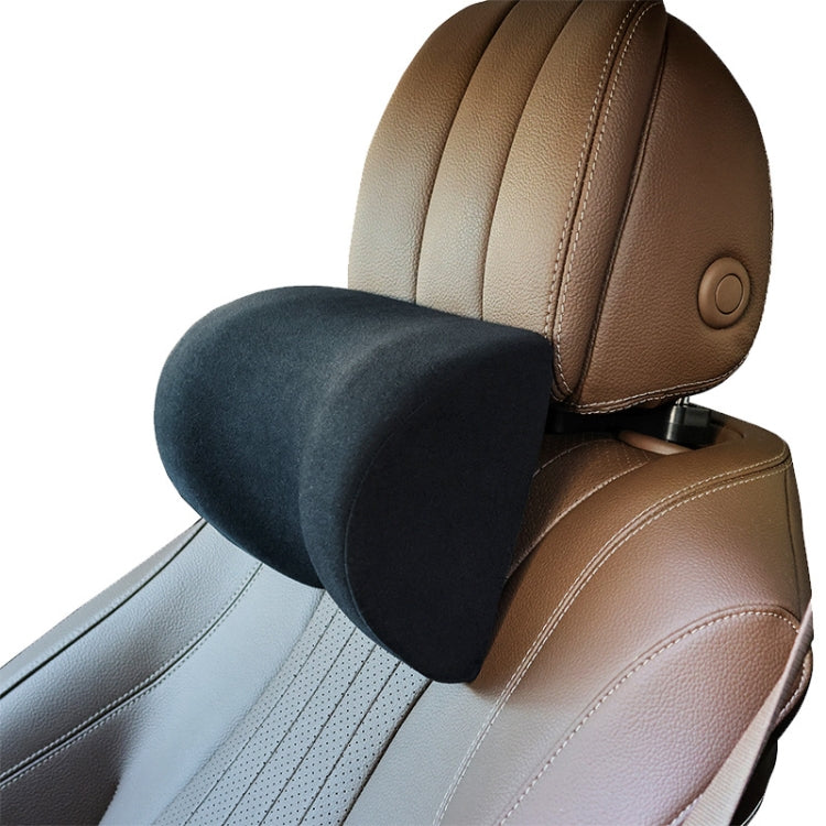 A09 Poggiatesta in memory foam a forma di U con regolazione universale per auto 5D, U-shaped (Black), U-shaped (Gray), U-shaped (Brown), With Stand  (U-shaped)