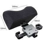 A09 Poggiatesta in memory foam a forma di U con regolazione universale per auto 5D, U-shaped (Black), U-shaped (Gray), U-shaped (Brown), With Stand  (U-shaped)