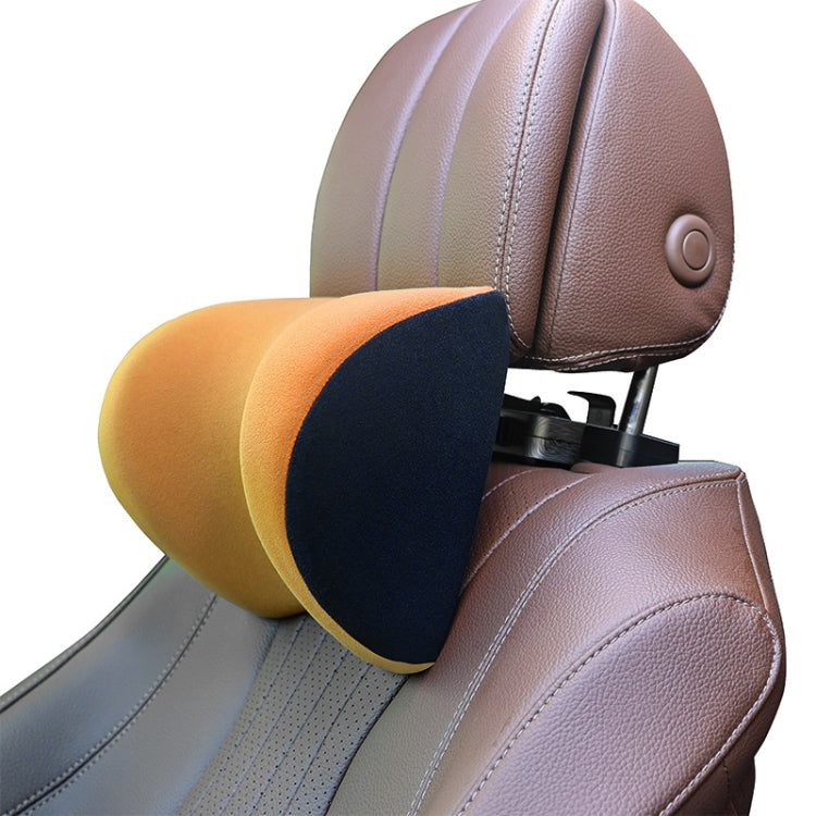 A09 Poggiatesta in memory foam a forma di U con regolazione universale per auto 5D, U-shaped (Black), U-shaped (Gray), U-shaped (Brown), With Stand  (U-shaped)