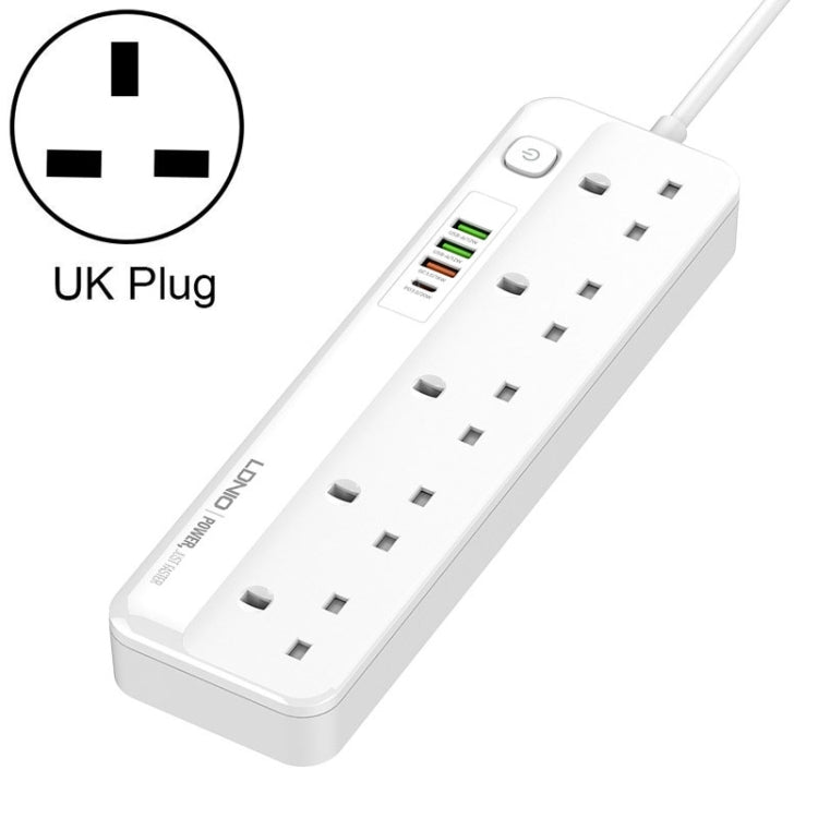 LDNIO multipresa 5 prese + 4 porte USB ricarica rapida