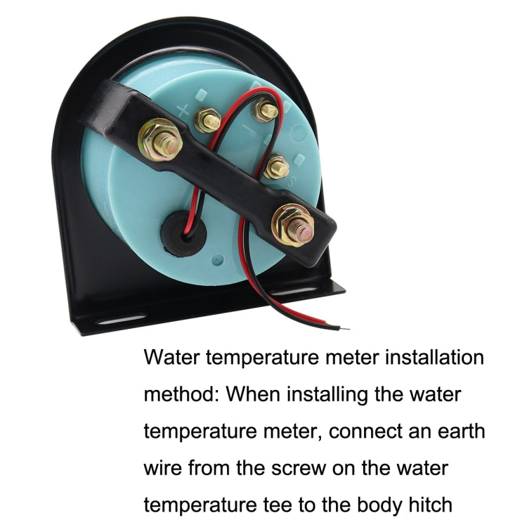 B741 Misuratore di temperatura dell'acqua modificato per auto da 52 mm Misuratore di temperatura dell'acqua modificato 40-120 gradi Celsius, B741 Water Temperature Meter