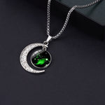 5pcs Collana in acciaio al titanio con luna zodiacale luminosa Ciondolo luna personalizzato, Necklace Aquarius, Necklace Pisces, Necklace Aries, Necklace Taurus, Necklace Gemini, Necklace Cancer, Necklace Leo, Necklace Virgo, Necklace Libra            ...