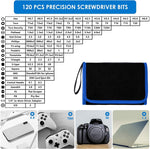 Set di cacciaviti di precisione 142 in 1 Kit di punte per cacciavite magnetico per strumento di riparazione del telefono PC, 142 in 1