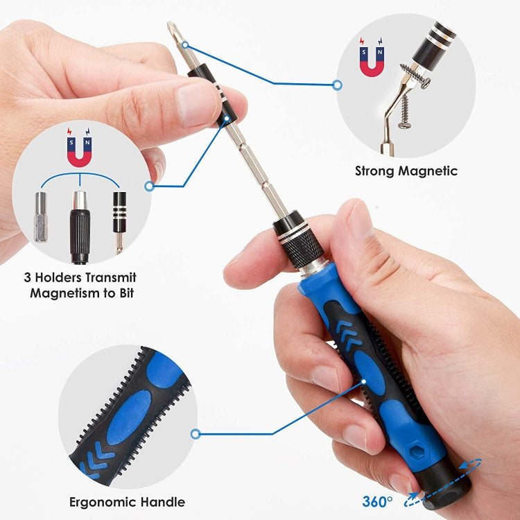 142 in 1 Precision Screwdriver Set Magnetic Screwdriver Bit Kit for PC Phone Repair Tool, 142 in 1