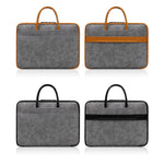 Borsa per computer portatile impermeabile completamente aperta in pelle Baona, 13/13.3 inches, 14 inches, 15/15.6/16 inches