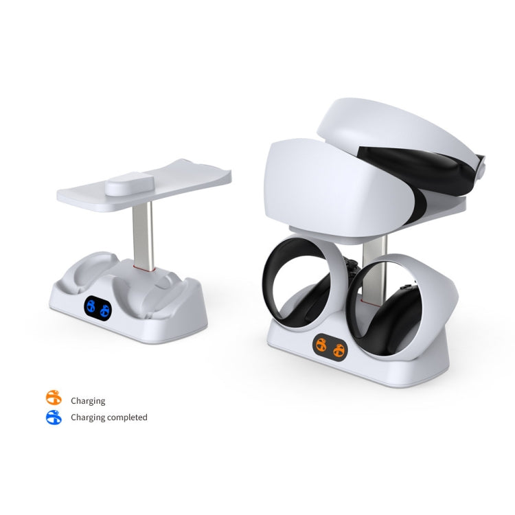Dock di ricarica per controller PS5 VR2 con supporto visore