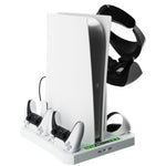 Base raffreddamento e ricarica per PS5 con storage disco