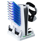 Base raffreddamento e ricarica per PS5 con storage disco