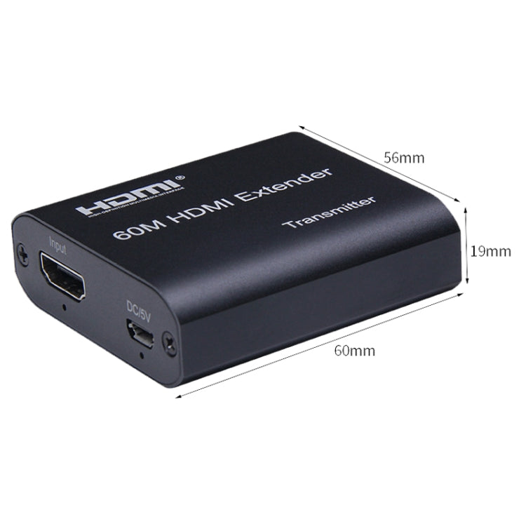 Extender HDMI 60 m con trasmissione via cavo RJ45