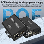 Extender KVM HDMI 60m con alimentatore POE e USB