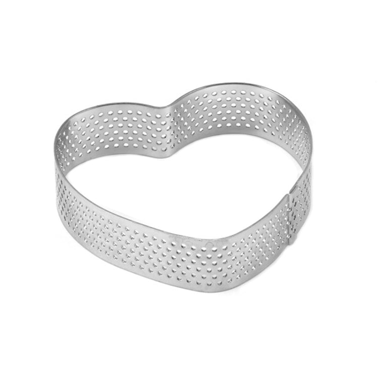 BN1006 Mousse in acciaio inossidabile Cerchio ispessito Stampo per torta perforato Strumenti di cottura fai-da-te, Round(2.7 inches), Round(3 inches), Round(3.5 inches), Rectangle(3.9 inches), Rectangle(4.3 inches), Rectangle(4.7 inches)               ...