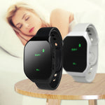 Guarda lo strumento per dormire Strumento portatile intelligente per il massaggio dell'insonnia lenitivo a impulsi, Black, White, Pink
