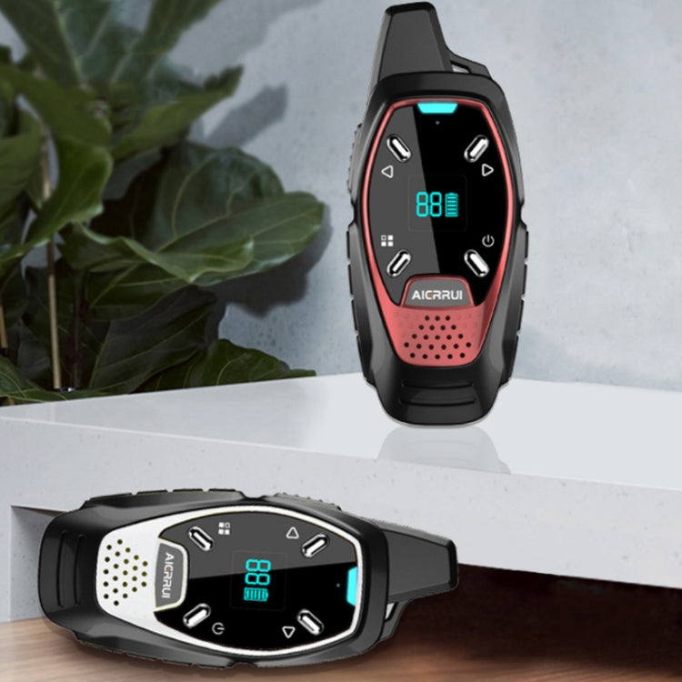 Walkie-talkie portatile mini con display LED e ricarica USB