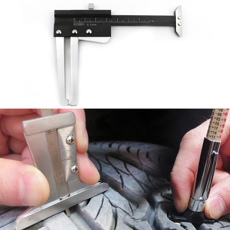 Modelli di pneumatici multifunzione Strumenti di misurazione dello spessore del disco del freno del righello profondo, Measuring Tools