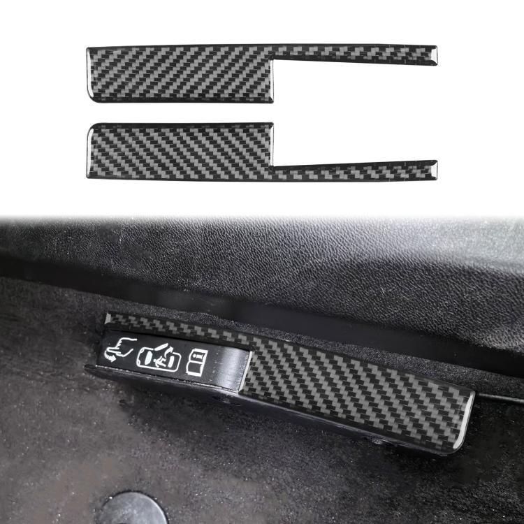 Per Chevrolet Corvette C8, set da 2 adesivi per interruttore serratura portiera auto.