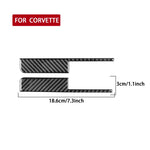 Per Chevrolet Corvette C8, set da 2 adesivi per interruttore serratura portiera auto.