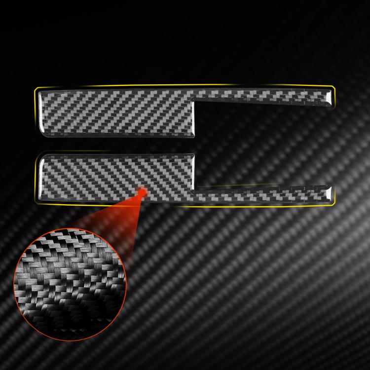 Per Chevrolet Corvette C8, set da 2 adesivi per interruttore serratura portiera auto.