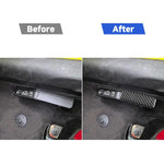 Per Chevrolet Corvette C8, set da 2 adesivi per interruttore serratura portiera auto.