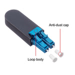 Connettore fibra ottica LC / UPC Modulo ciclo posteriore LC Looper in fibra ottica monomodale, Single Fiber Loopers