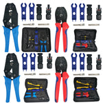 Pinze a crimpare per connettori fotovoltaici Strumenti per l'installazione di pannelli solari, Set 1, Set 2, Set 3, Set 4, 731, LY-2546b, 2546B, 7inch Clamp
