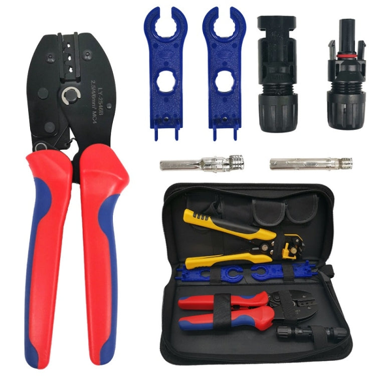 Pinze a crimpare per connettori fotovoltaici Strumenti per l'installazione di pannelli solari, Set 1, Set 2, Set 3, Set 4, 731, LY-2546b, 2546B, 7inch Clamp