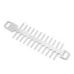 Bastone per barbecue in acciaio inossidabile 304 per bistecca all'aperto con lisca di pesce, Cat Face Style Barbecue Stick, Hook Style Barbecue Stick
