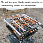 Bastone per barbecue in acciaio inossidabile 304 per bistecca all'aperto con lisca di pesce, Cat Face Style Barbecue Stick, Hook Style Barbecue Stick