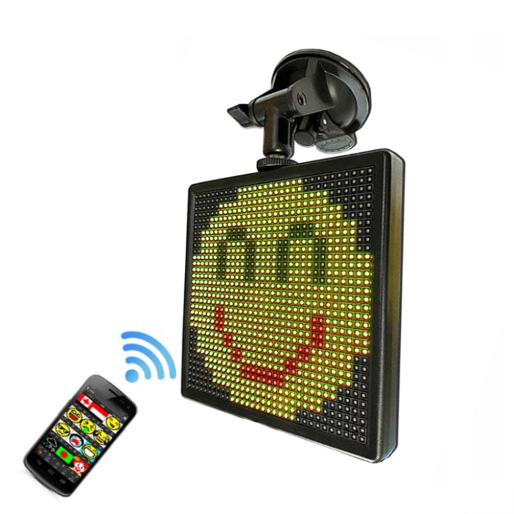 Display per auto a colori Emoji con display per auto Trasmissione wireless Wifi Personalizzato, P4-32x32 RGB USB