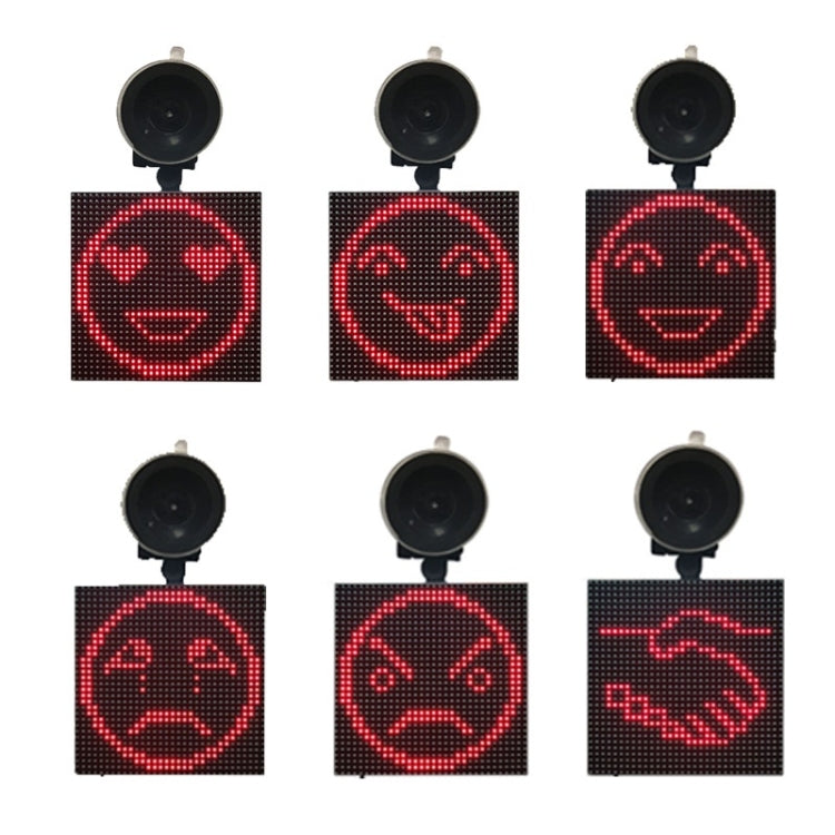 Display per auto a colori Emoji con display per auto Trasmissione wireless Wifi Personalizzato, P4-32x32 RGB USB