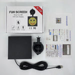 Display per auto a colori Emoji con display per auto Trasmissione wireless Wifi Personalizzato, P4-32x32 RGB USB