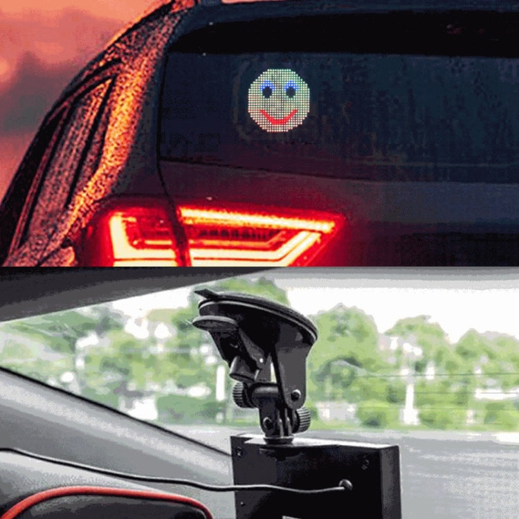 Display per auto a colori Emoji con display per auto Trasmissione wireless Wifi Personalizzato, P4-32x32 RGB USB