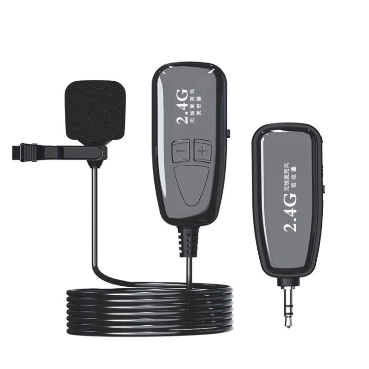 Microfono lavalier wireless Bluetooth 2.4G con cancellazione rumo