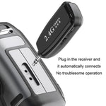 Microfono lavalier wireless Bluetooth 2.4G con cancellazione rumo