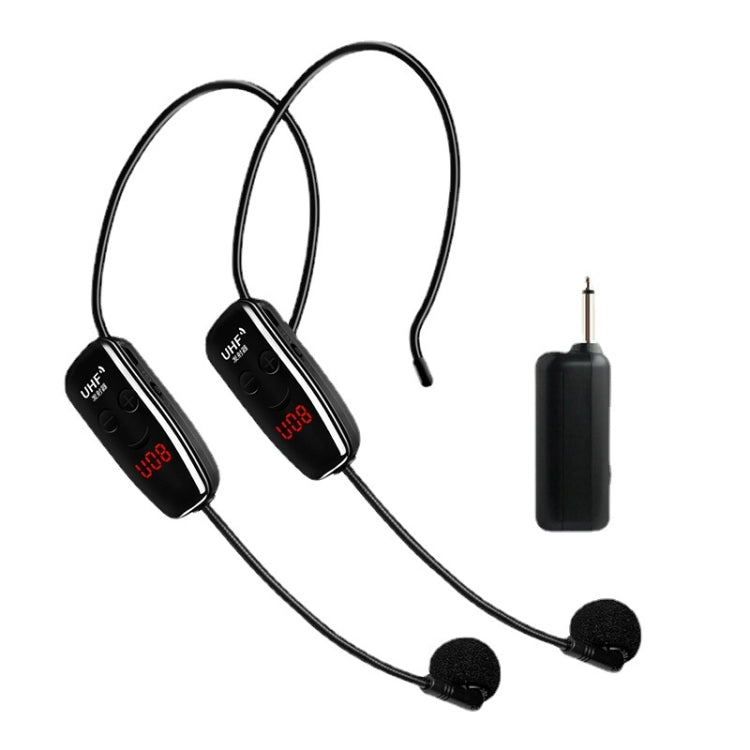 Altoparlante per amplificatore per cuffie audio con microfono wireless per esterni uno per due, U12F