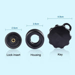 Manopola antifurto con dado in rame M6 Staffa di navigazione per telefono cellulare per moto Accessori antifurto, Ant-theft Knob
