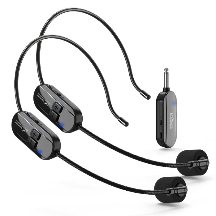 Microfono a condensatore wireless montato sulla testa Altoparlante anti-ululato, G103 3.5mm, G103 6.35mm 1 for 1, G103 6.35mm 1 for 2