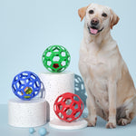 Palla gioco per cani in gomma elastica 14cm