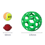 Palla gioco per cani in gomma elastica 14cm