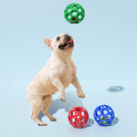 1030001 Giocattolo per cani Palla cava Palle giocattolo in gomma elastica resistente al morso, specifiche:, Hollow, Bell, Tennis