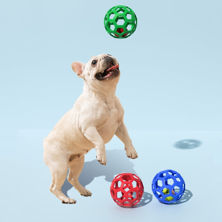 Palla gioco per cani in gomma elastica 14cm
