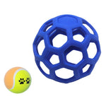 1030001 Giocattolo per cani Palla cava Palle giocattolo in gomma elastica resistente al morso, specifiche:, Hollow, Bell, Tennis