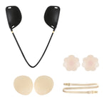 XD00001 Adesivo per capezzoli in silicone per modellare Reggiseno senza davanti Kit reggiseno push-up regolabile anti-abbassamento