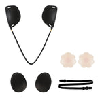 XD00001 Adesivo per capezzoli in silicone per modellare Reggiseno senza davanti Kit reggiseno push-up regolabile anti-abbassamento