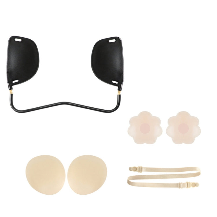 XD00001 Adesivo per capezzoli in silicone per modellare Reggiseno senza davanti Kit reggiseno push-up regolabile anti-abbassamento